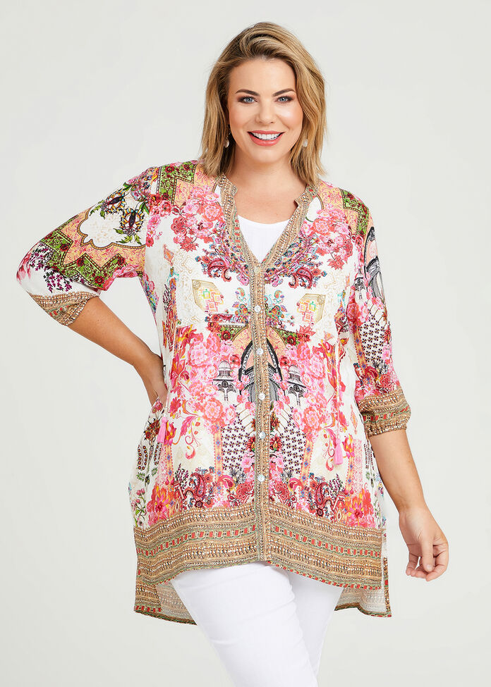 Calypso Coast Natural Shirt, , hi-res