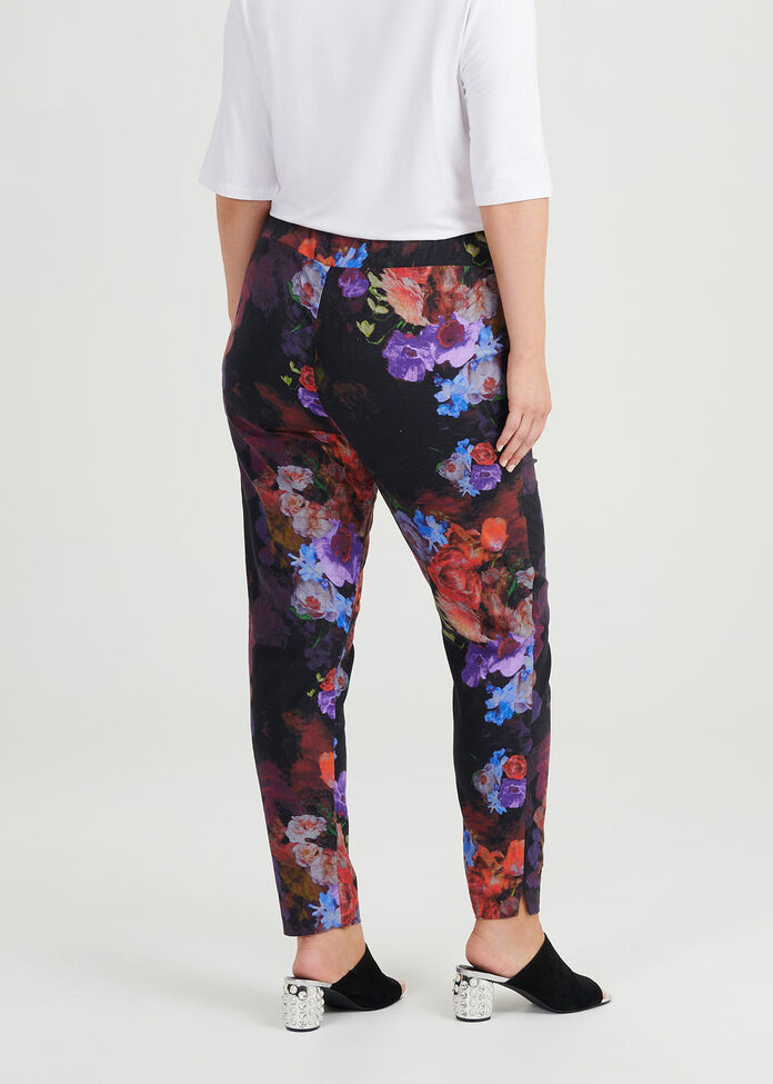 Shop Plus Size Rose Garden Linen Pant in Print | Taking Shape AU