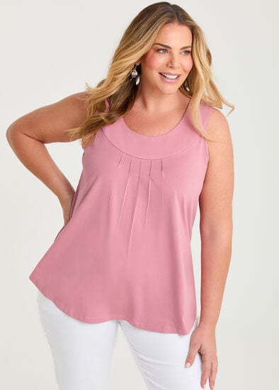Plus Size Good Earth Australian Cotton Element Tank 
