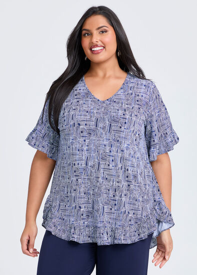 Plus Size Transit Salsa Luna Top