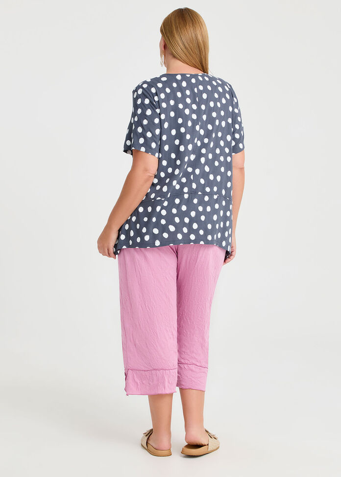 Natural Summer Spot Tunic, PRINT, hi-res