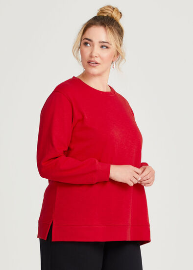 Plus Size Boyfriend Tunic Sweat