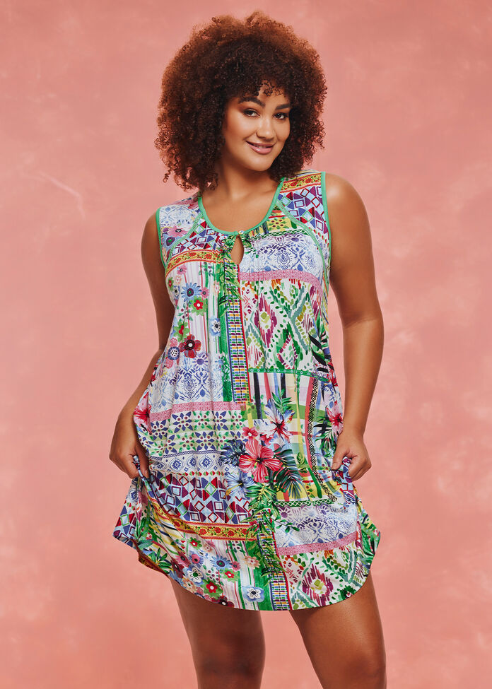 Bamboo Spring Nightie, , hi-res