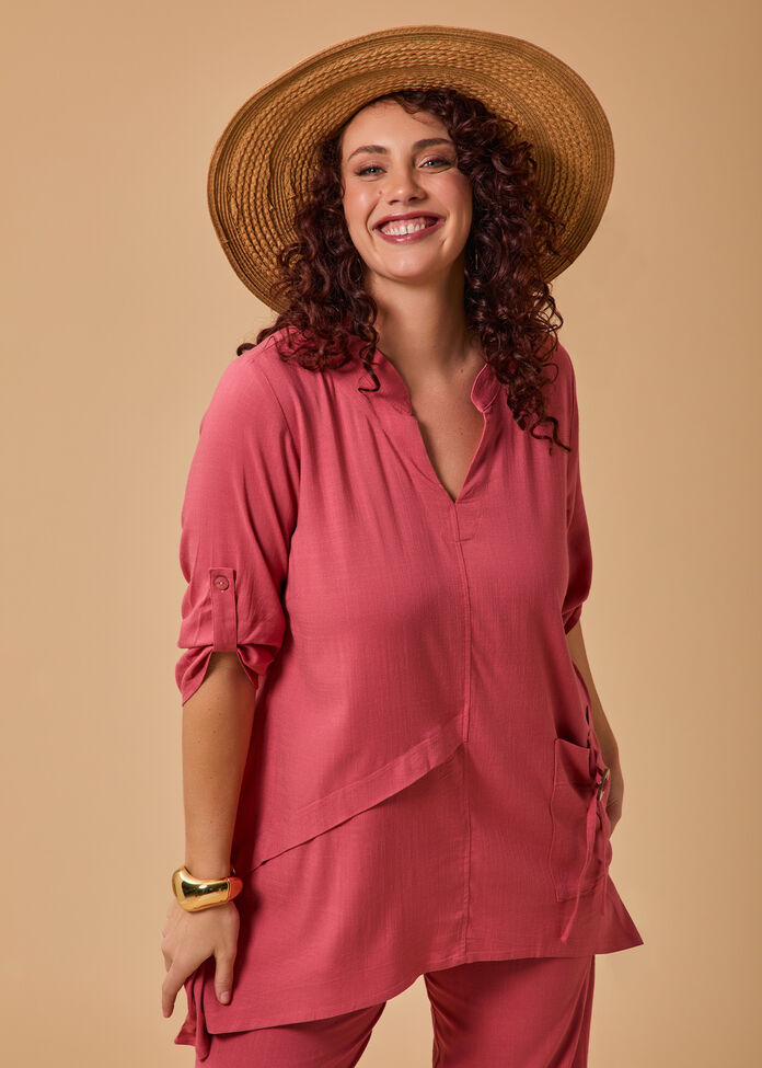 Asymmetric Natural Tunic, , hi-res