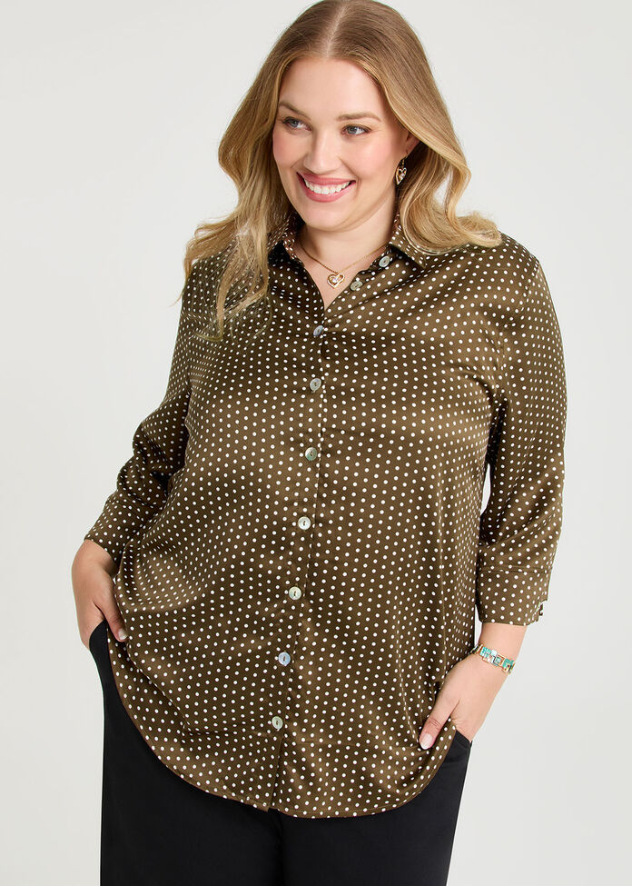 Cassandra Print Shirt, , hi-res