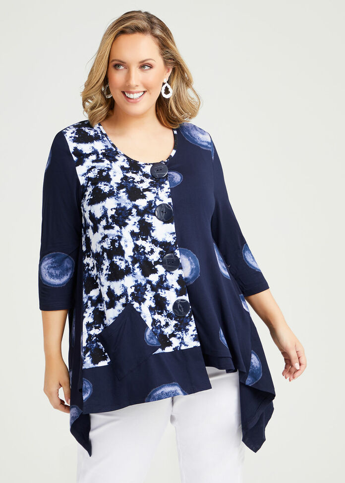 Shop Plus Size Midnight Bamboo Cardigan in Blue | Sizes 12-30 | Taking ...