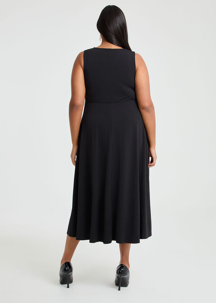 Shop Plus Size Cressida Cocktail Swing Dress, Black | Taking Shape NZ Shop Plus Size Cressida Cocktail Swing Dress, Black | Taking Shape NZ