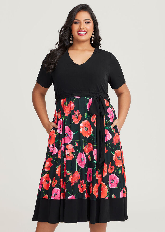 Shop Plus Size Milli Tulle Floral Dress in Multi | Sizes 12-30 | Taking ...