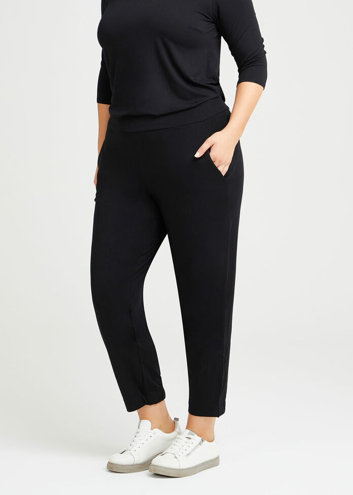 Shop Plus Size Bamboo Lounge Pant in Black | Taking Shape AU