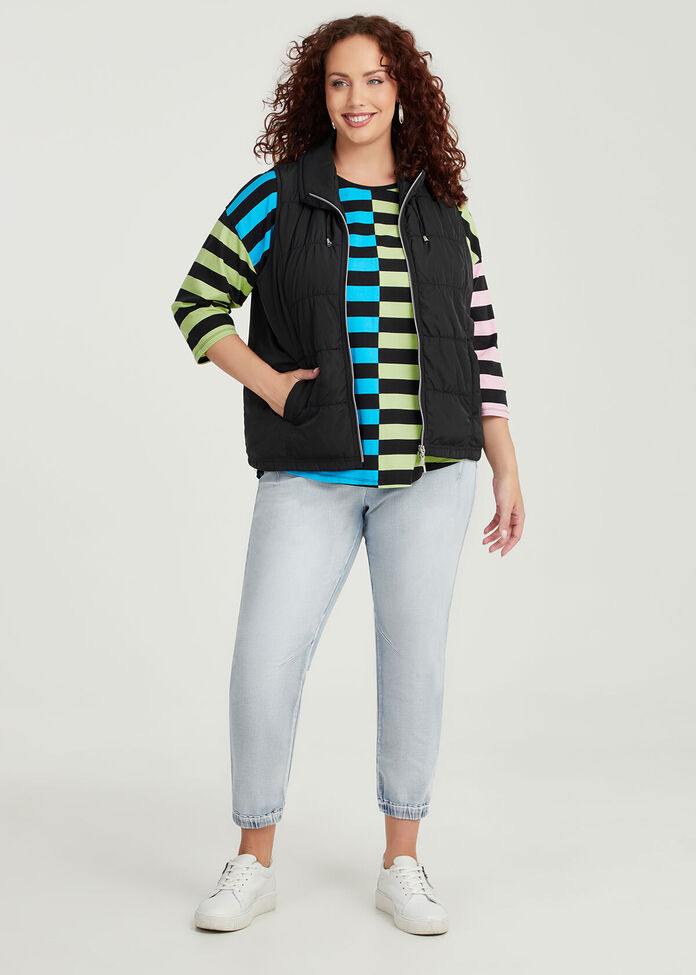 Quilted Light Weight Vest, , hi-res