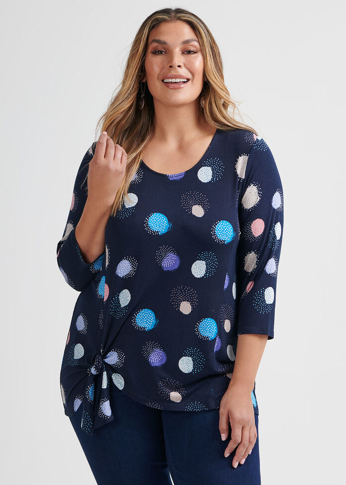 Shop Plus Size Bamboo Fireworks Top in Multi | Taking Shape AU