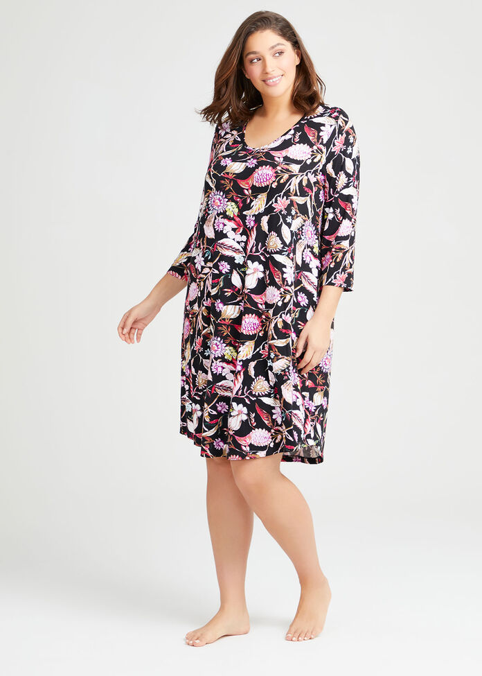 Bamboo Botanica Nightie, , hi-res