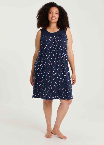 Plus Size Australian Cotton Confetti Nightie