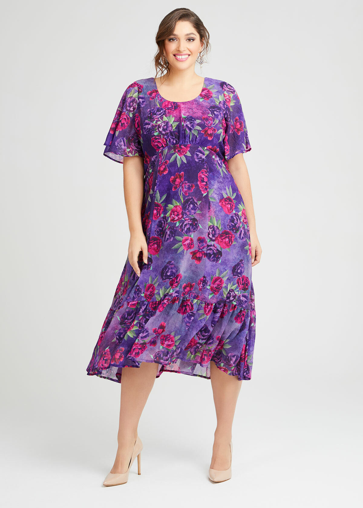 Royal Ascot Floral Maxi Dress