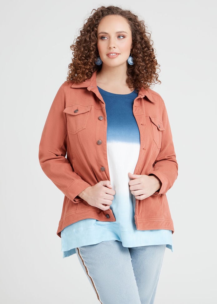 The Best Friend Denim Jacket, , hi-res