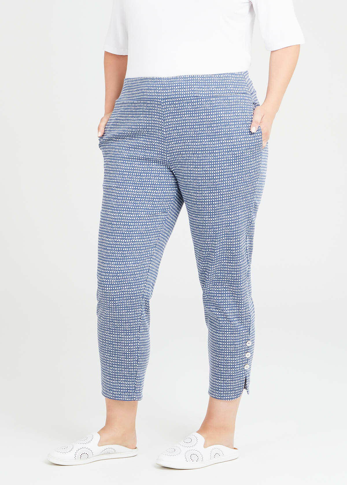 Shop Natural Selection Check Pant in 