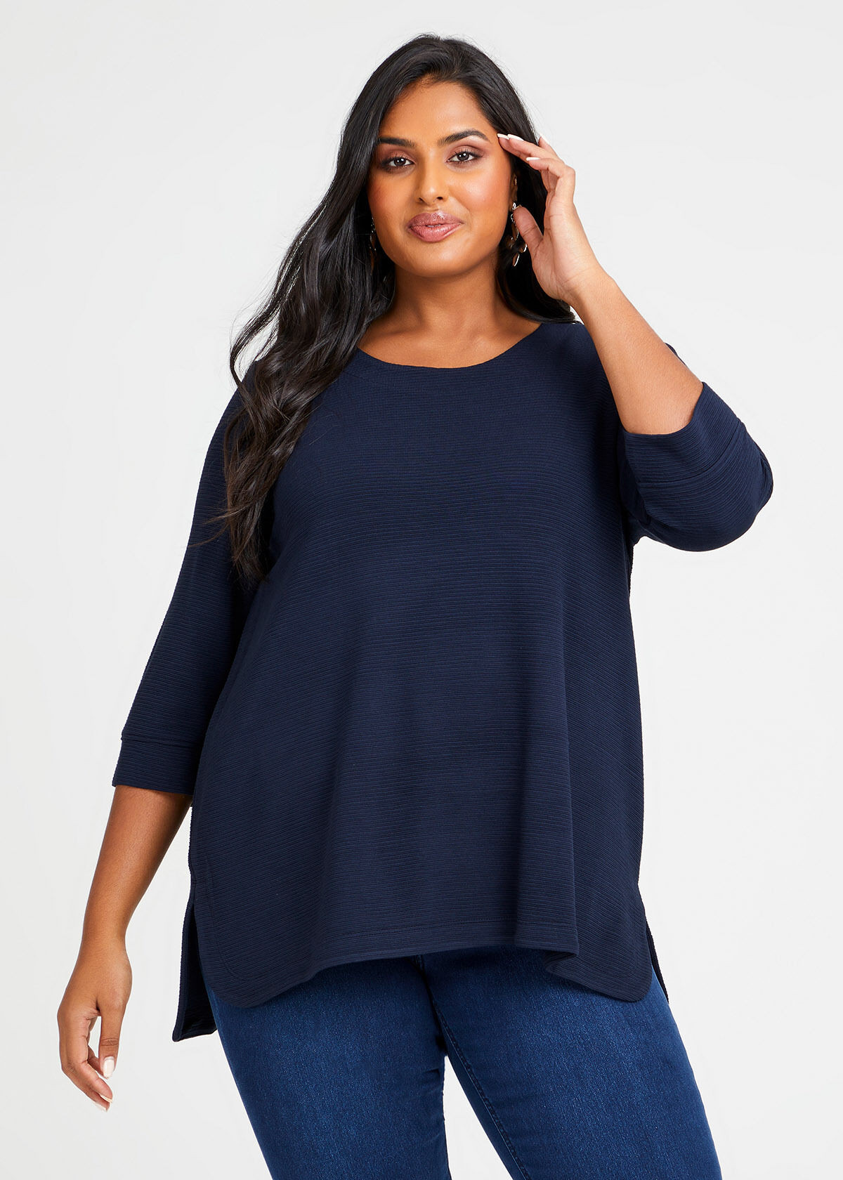 Plus Size Women's Long Sleeve Tops 
