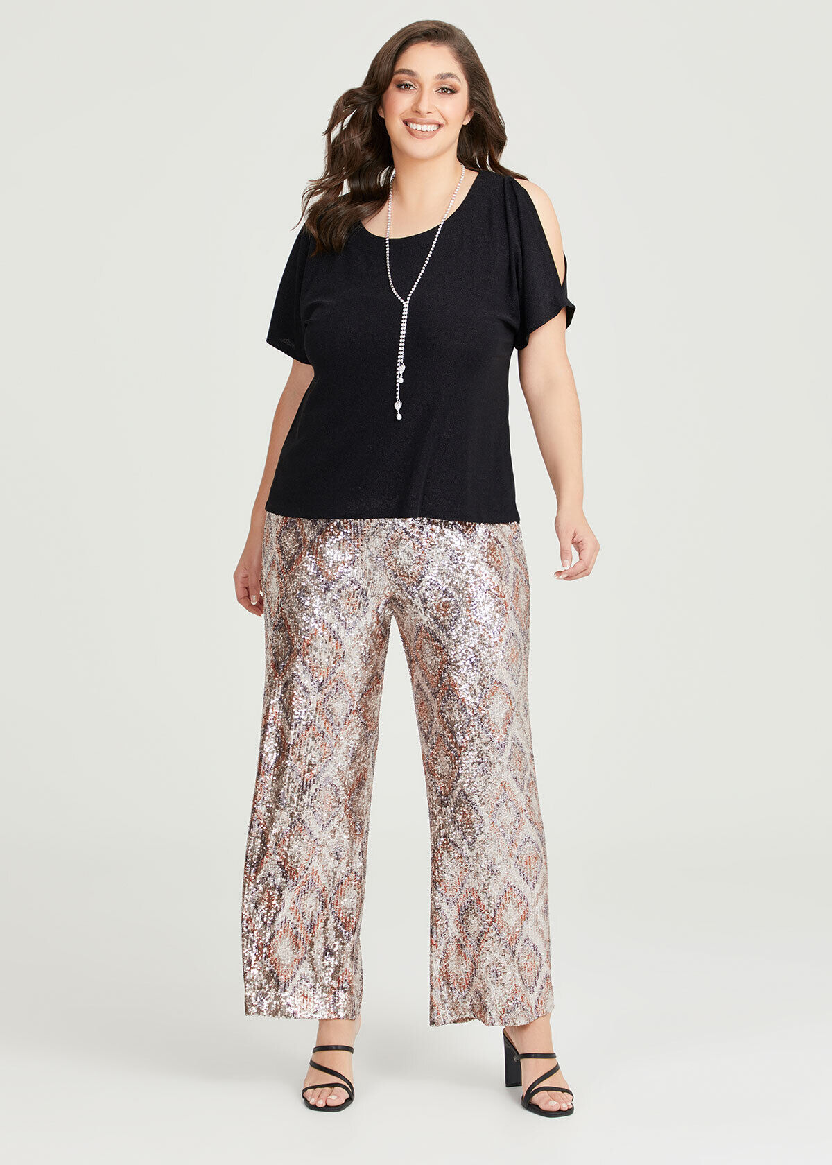 Plus size dressy deals palazzo pants