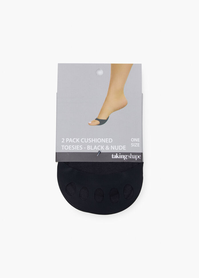 2 Pack Cushioned Toesies, , hi-res
