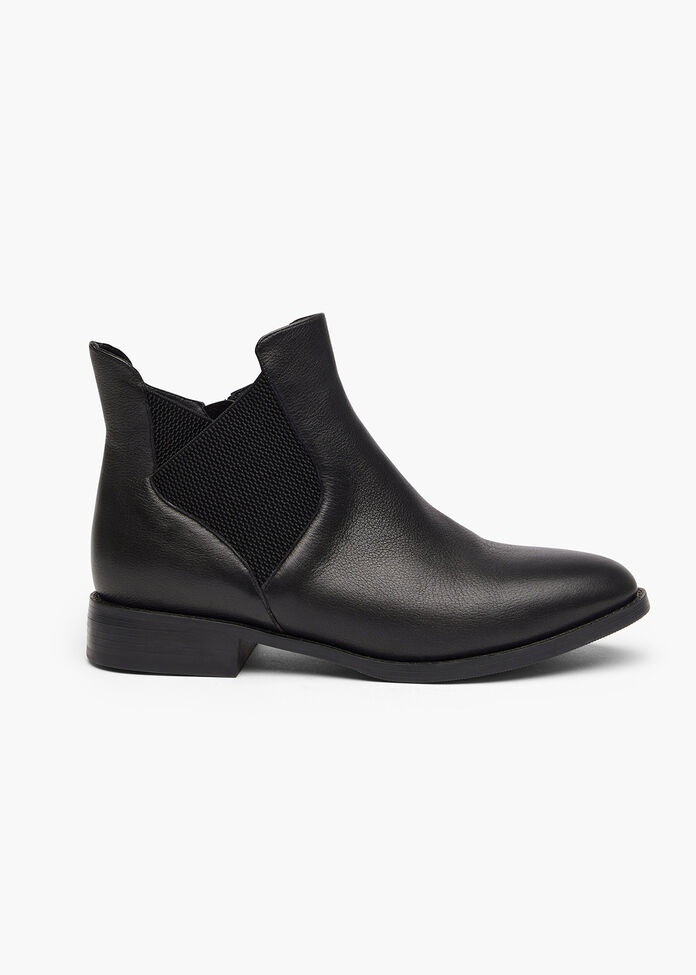 Orthotic Leather Ankle Boot, , hi-res
