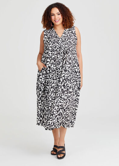 Plus Size Fiesta Sleeveless Dress