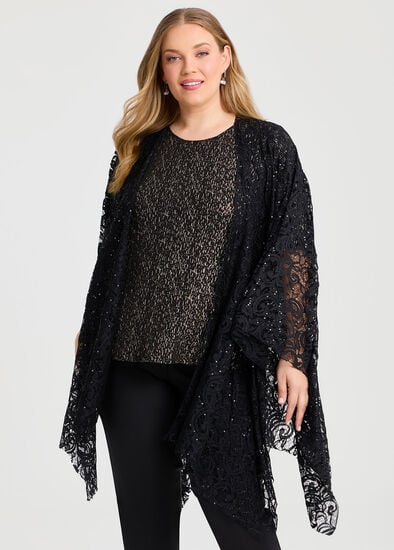 Evening Sequin Cape