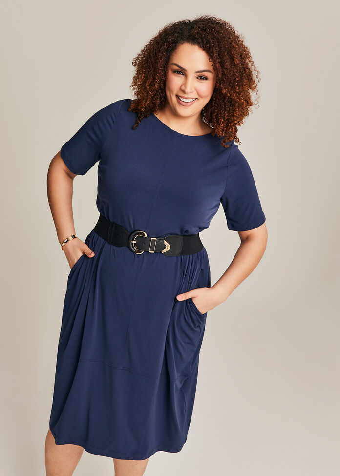 Luna Tulip Midi Dress, , hi-res