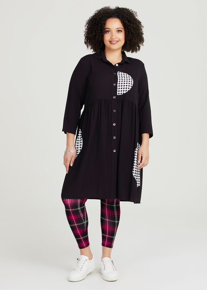 Natural Plaid Please Legging, , hi-res