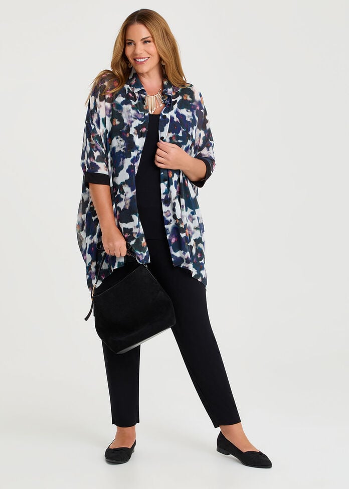 Chiffon Blue Mist Shirt, , hi-res