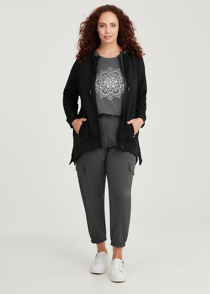 Active Asymmetric Hem Jacket, , hi-res