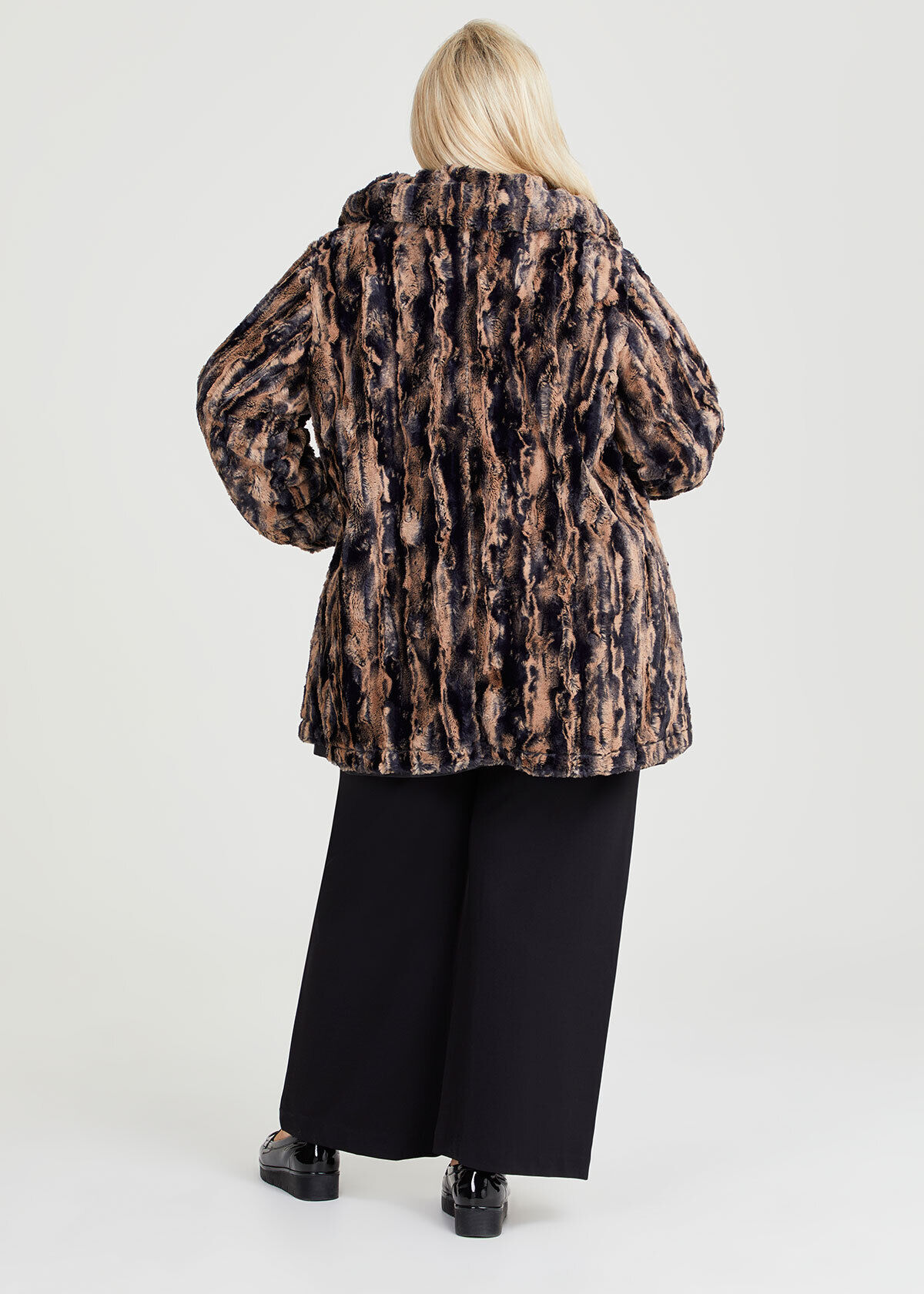 Fur reversible coat sales