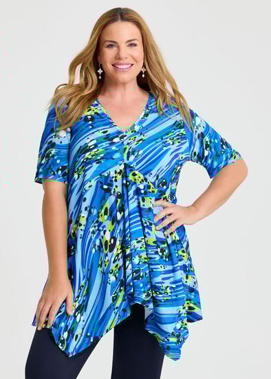 Plus Size Maisie Drape Front Top