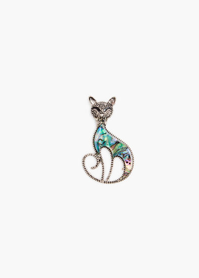 Plus Size Elegant Stretched Cat Brooch
