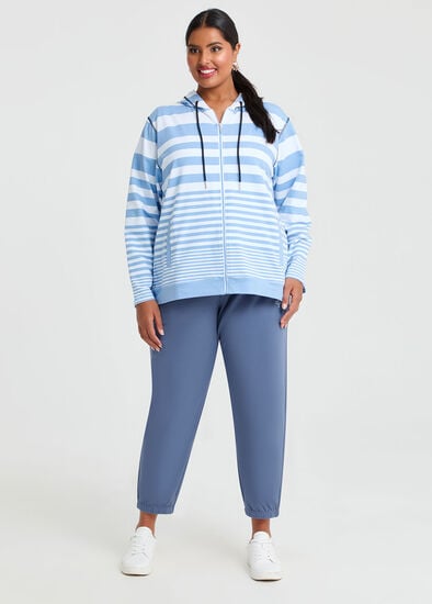 Plus Size Cotton Logo Relaxed Trackpant