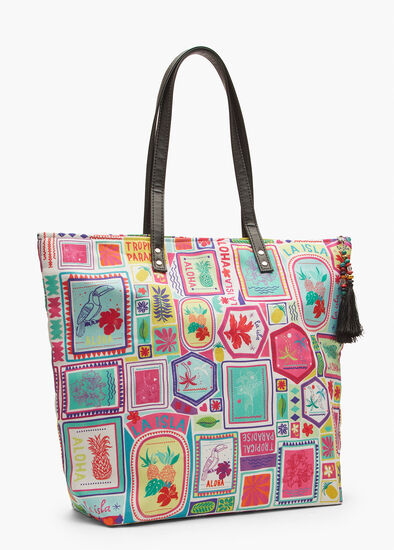 Bright Stamps Tote Bag