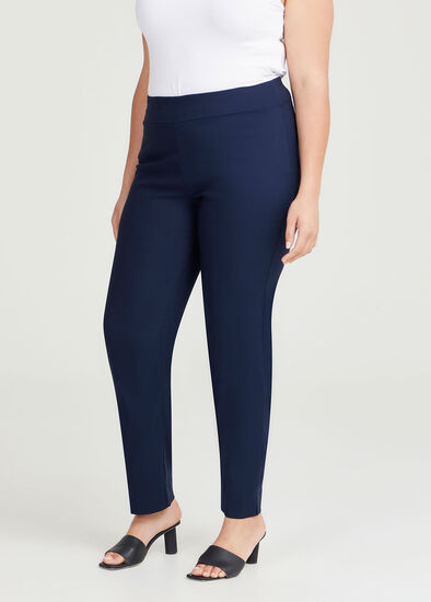 Shape Benefits® Diane Tummy Control Straight Leg Pants with Fly Front -  Chadwicks Timeless Classics