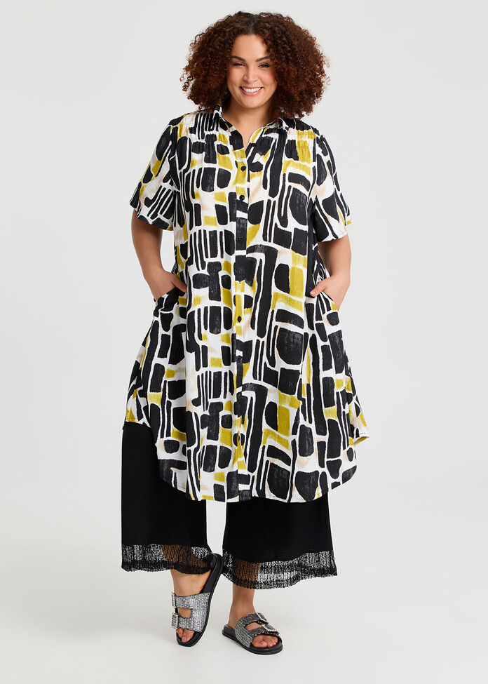 Revival Natural Shirt Dress, , hi-res