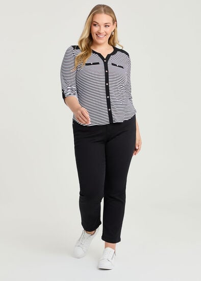 Plus Size Mae Stripe Top