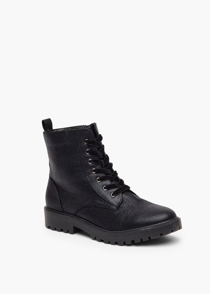 Sparkly Lace Up Boot, , hi-res
