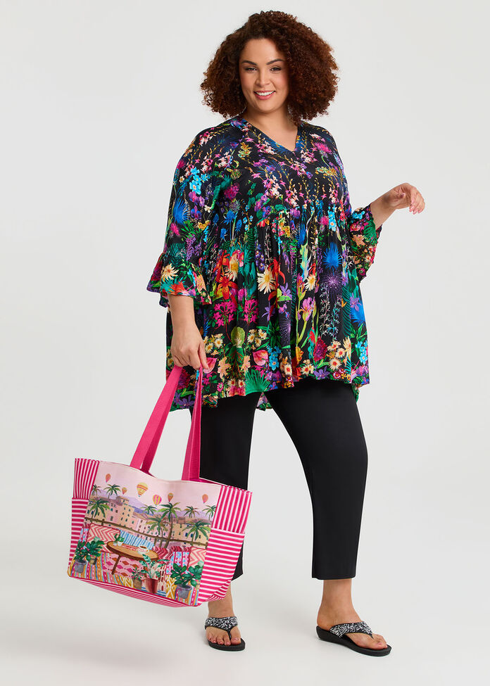Oasis Beach Tote Bag, MULTI, hi-res