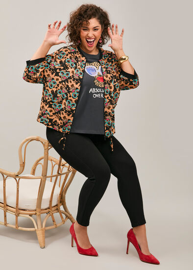 Plus Size Bouffants Cheetah Outfit
