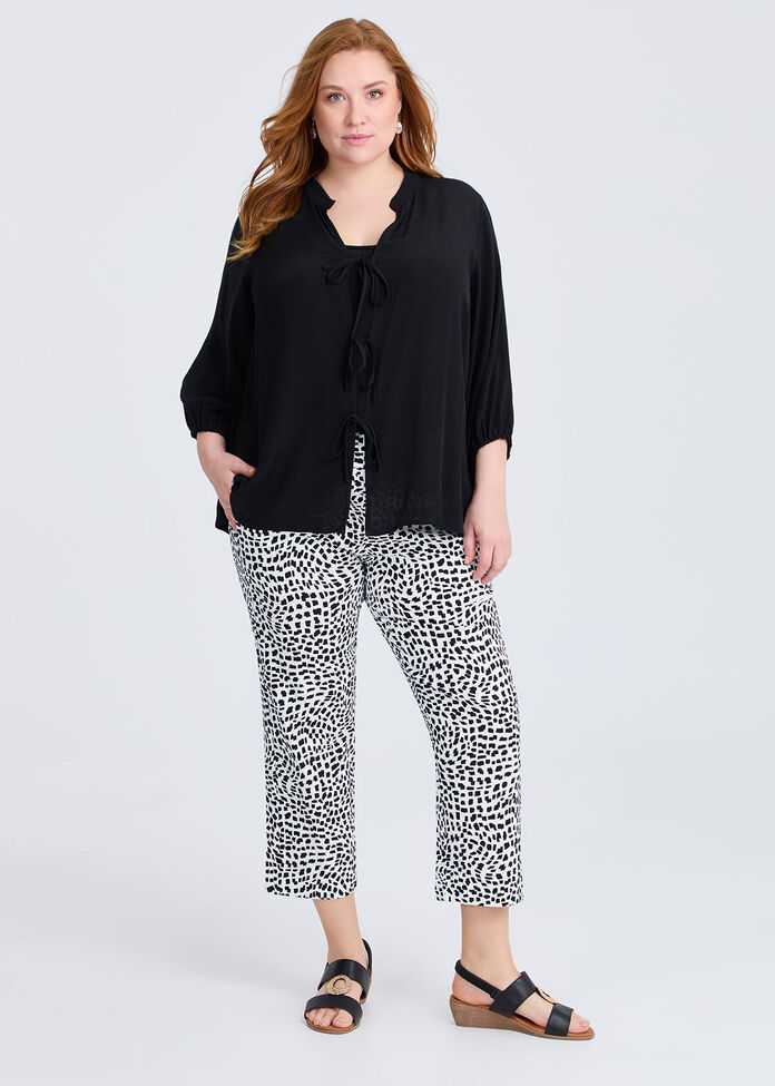 Print Bliss Stretch Taper Pant, , hi-res