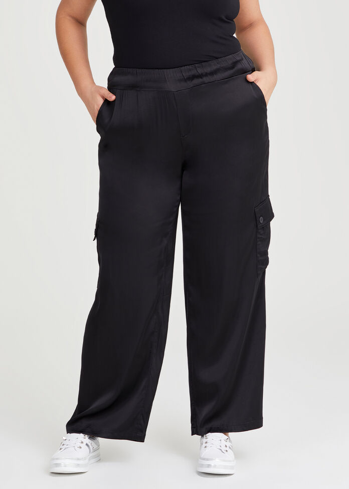 Shop Plus Size Cara Cargo Dress Pant in Black | Taking Shape AU
