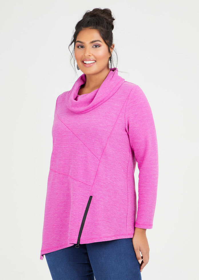 Mia Waffle Top, , hi-res