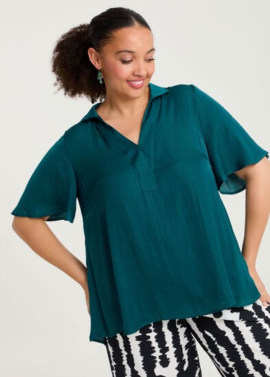 Plus Size Luxe Xanthe Top