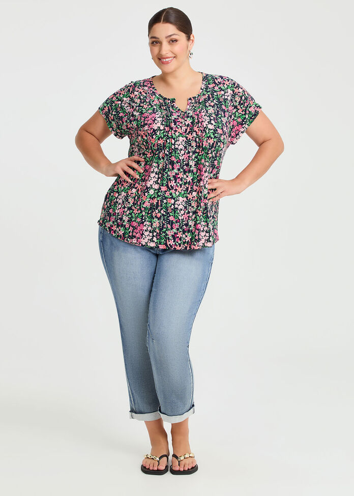 Kylie Henley Neck Top, , hi-res
