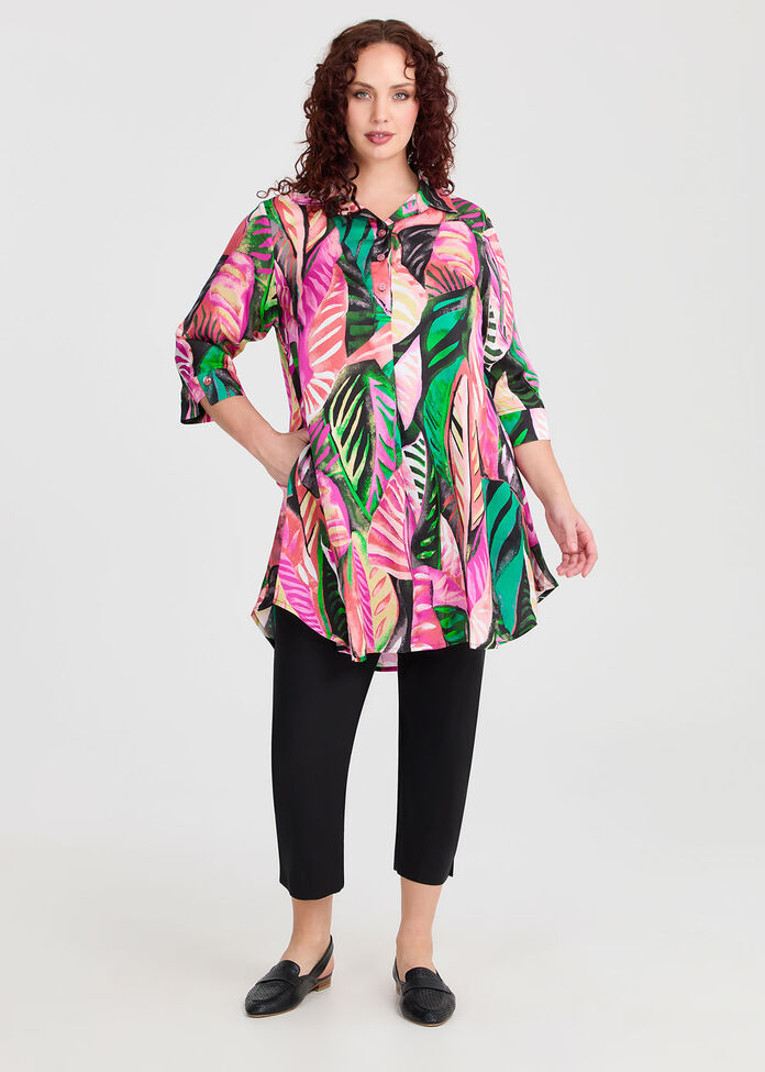 Revival Satin Natural Tunic, , hi-res