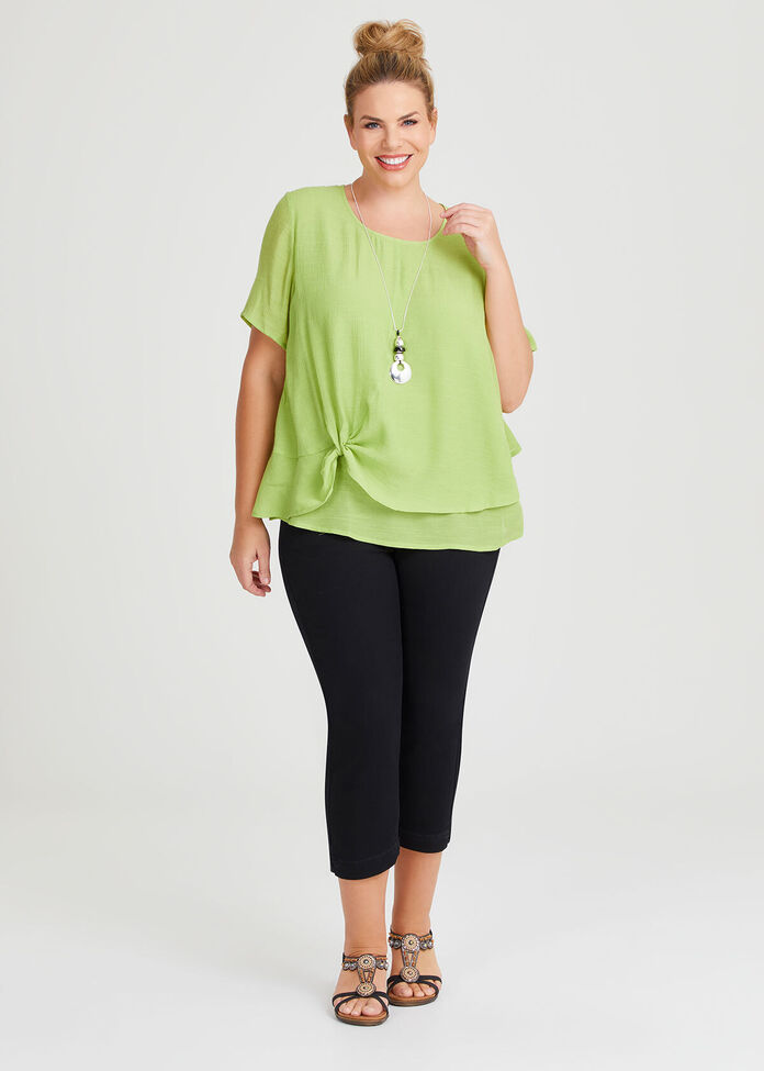 Natural Layered Knot Top, , hi-res
