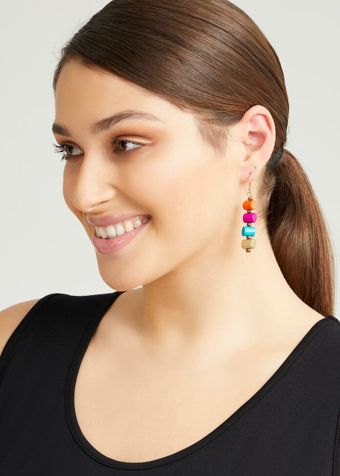 Bright Tube Earrings, , hi-res