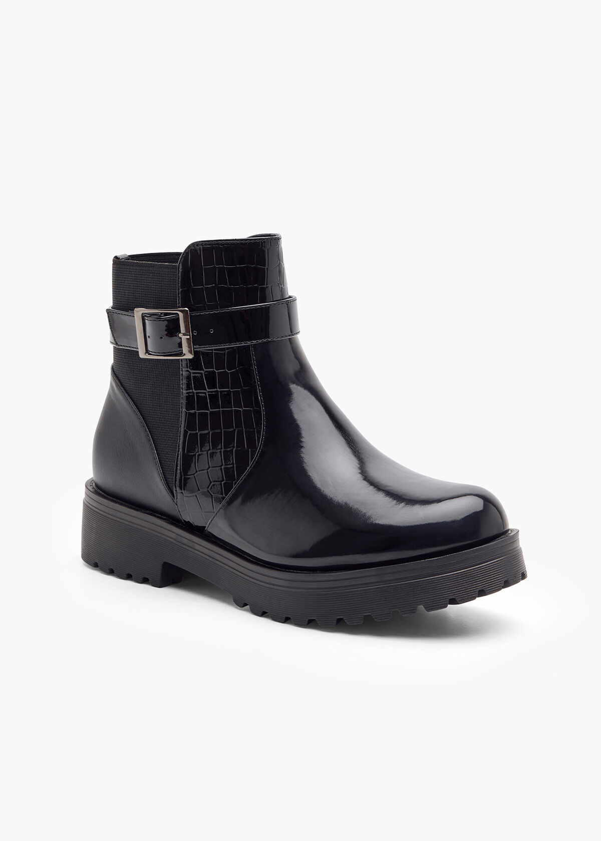 Croc patent boots 2025